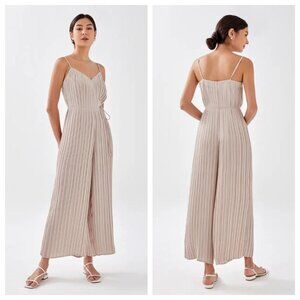 Love Bonito - Sabine Pleat Wide Leg Jumpsuit